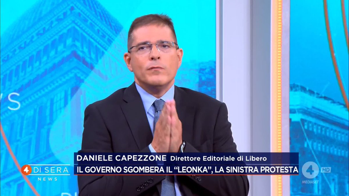 Sgombero #Leoncavallo: "Esiste o non esiste il diritto di proprietà in Italia?" Daniele Capezzone a #4disera