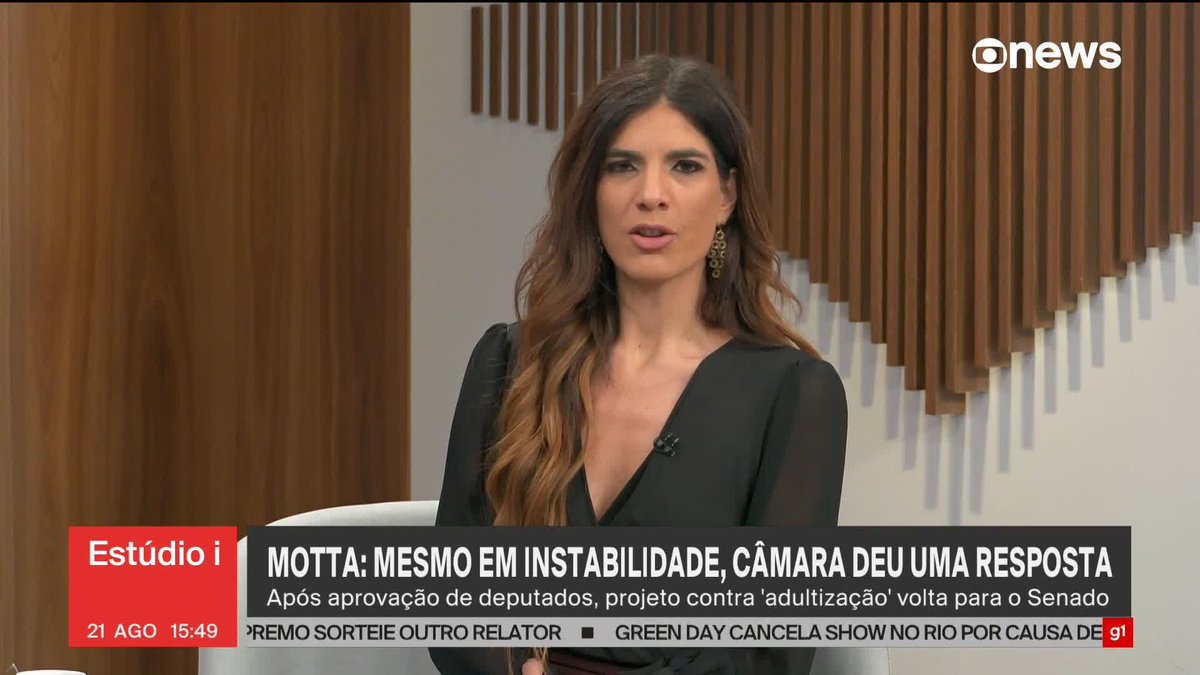 Em entrevista exclusiva, Hugo Motta diz que 'mesmo em instabilidade, Câmara deu uma resposta' sobre projeto contra adultização. #Estúdioi ➡ Assista à #GloboNews:
