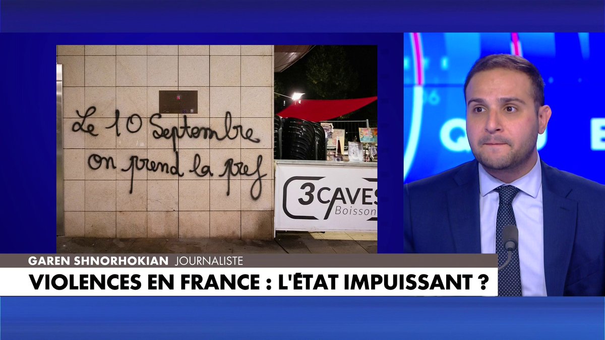 «La population est manipulée par les médias d’extrême gauche», selon le journaliste Garen Shnorhokian, dans 100% Politique