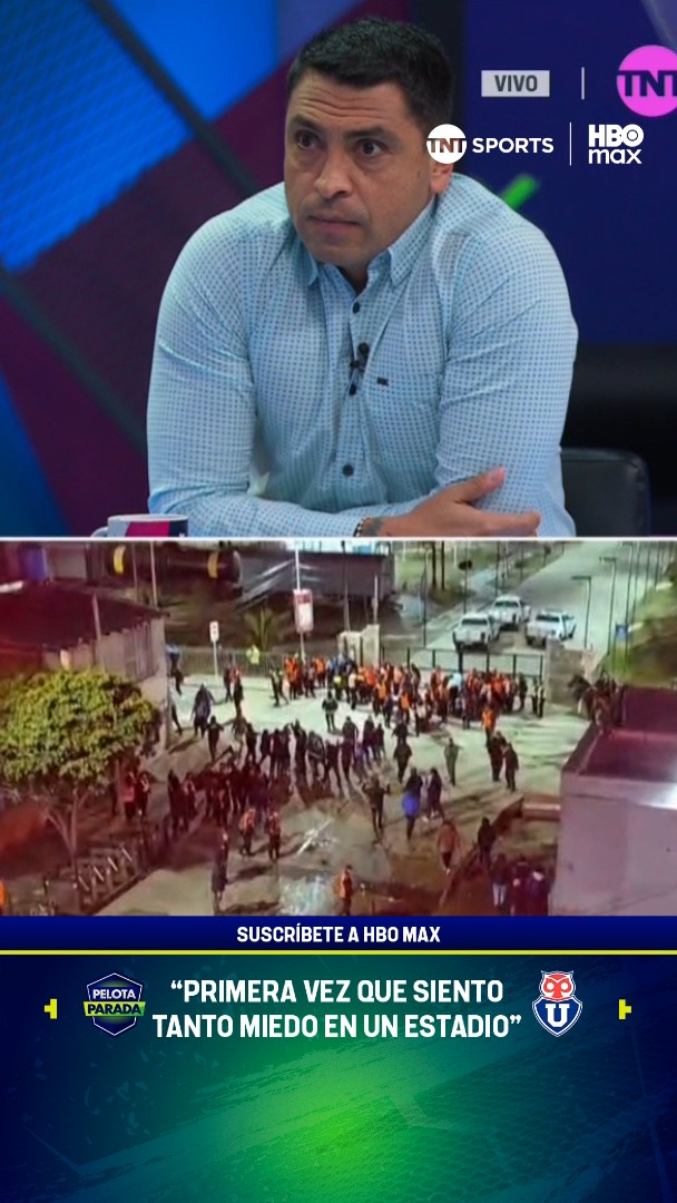 🗣🏆🔵🔴 "Primera vez que siento tanto miedo en un estadio" Gonzalo Jara, en #PelotaParadaxTNTSports, contó cómo fue vivir los hechos de violencia in-situ, tras estar presente en el Estadio Libertadores de América donde hubo graves incidentes entre los hinchas de Independiente y #LaU que dieron por cancelado el encuentro en la #CopaSudamericana.