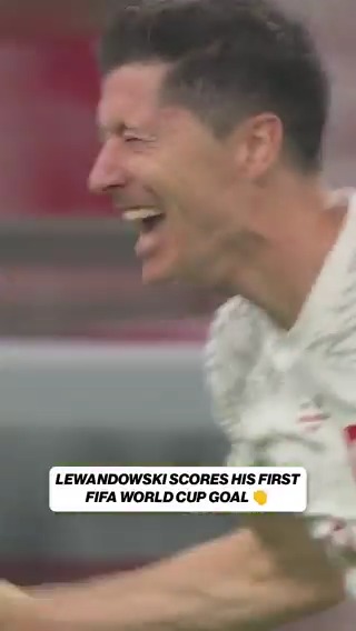 To celebrate his 37th birthday, we’re taking a look back at Robert Lewandowski’s first-ever FIFA World Cup goal from 2022 in Qatar 🎂👏
