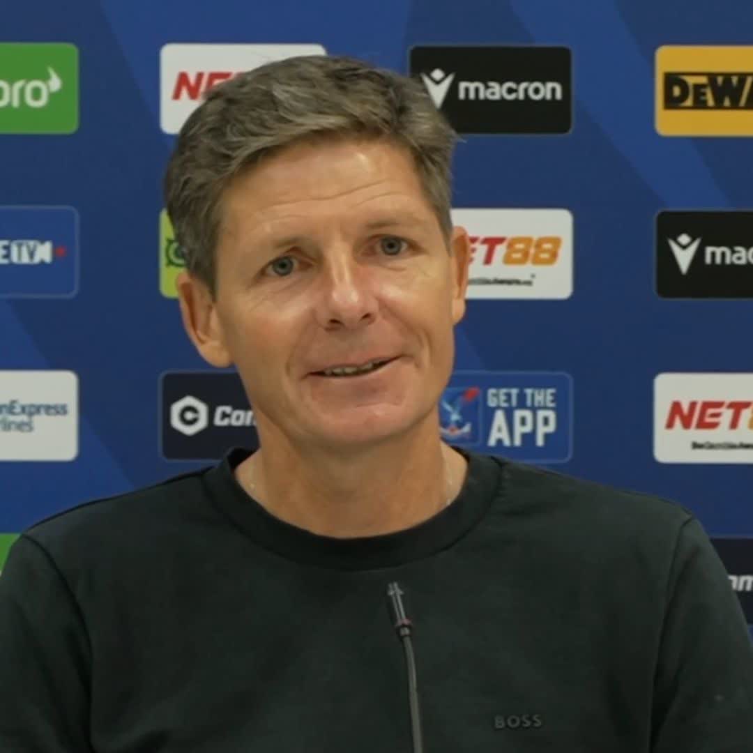 "I don't think he'll {Eze} play for us again" Crystal Palace boss Oliver Glasner is frustrated with the club's business in the transfer window, and says his squad is short on numbers 🔴🔵