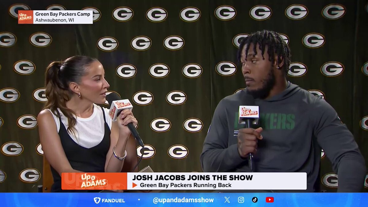 Sounds like Jordan Love is about to take this offense to another level this season. Listen to the end of this 💪 Josh Jacobs Green Bay Packers