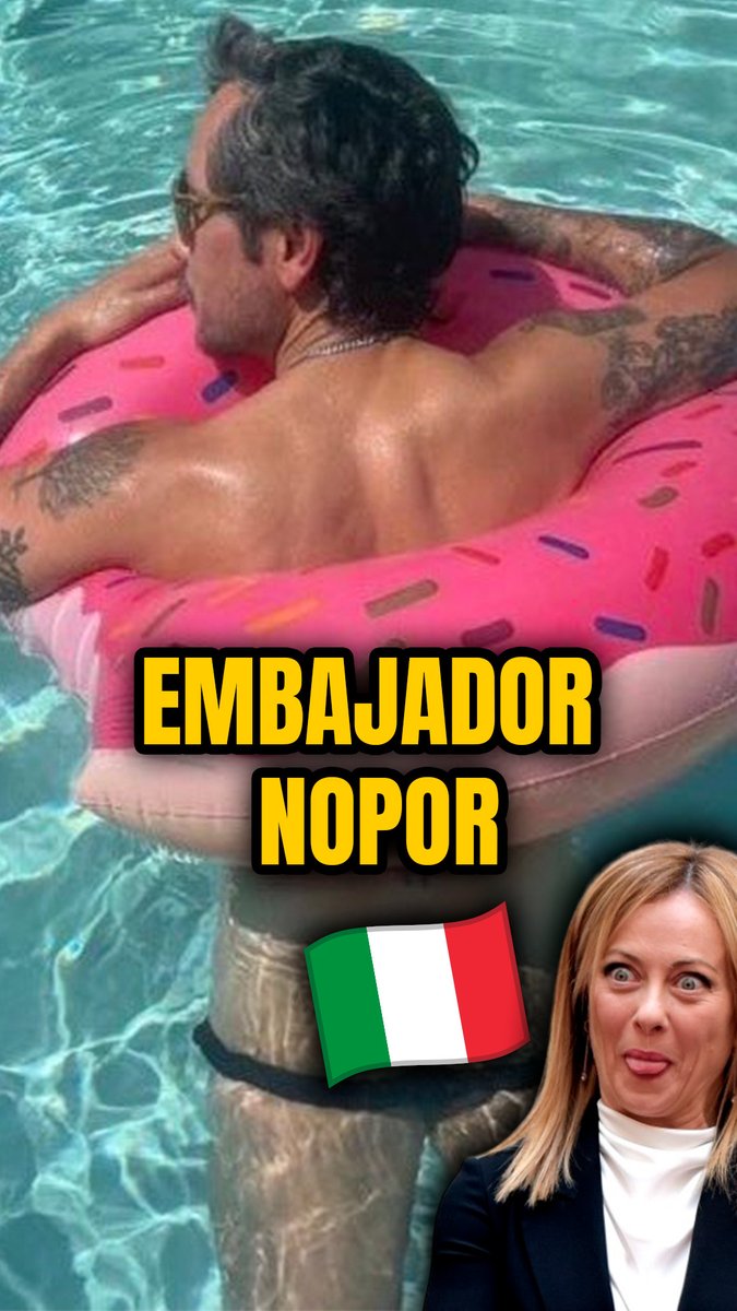 🇮🇹 DEGENERADO ES NOMBRADO EMBAJADOR 🇮🇹 Presunto acosador y ex presentador de Televisa, Genaro Lozano es nombrado como nuevo embajador de México en Italia. ¿Crees que Giorgia Meloni deba aceptarlo? Los leo...