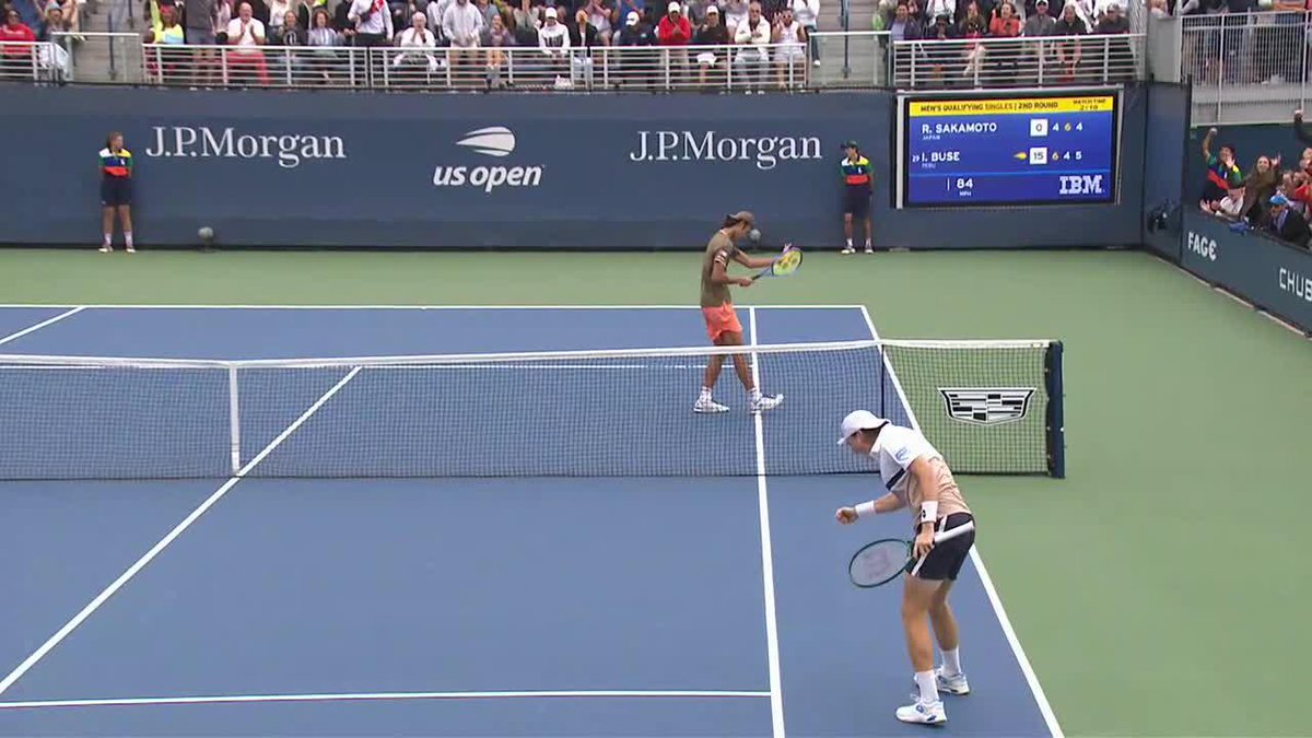 ¡El passing shot de Buse fue una locura! 🔥👏 📺 Mirá nuestros partidos del #USOpen en Disney+ Plan Premium.