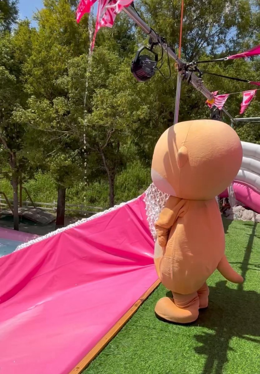 ちぃたん☆が、楽しい露天風呂を発見したと報告してくれました！ Chiitan☆ reported that she discovered a fun open-air bath!