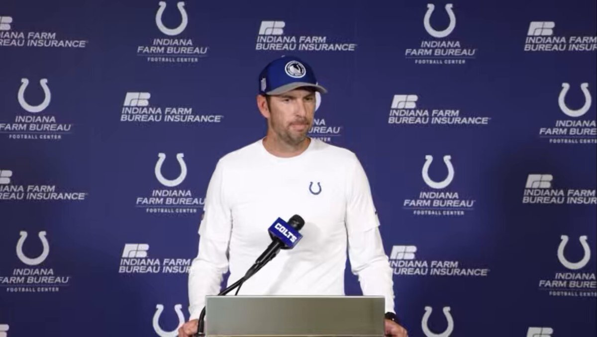 I asked #Colts HC Shane Steichen what he could’ve done to better develop Anthony Richardson: “That’s a process. It's a day-in and day-out process. … But you specifically? “I mentioned the injuries but again, meeting with him. Met a lot with him during those injuries. …”