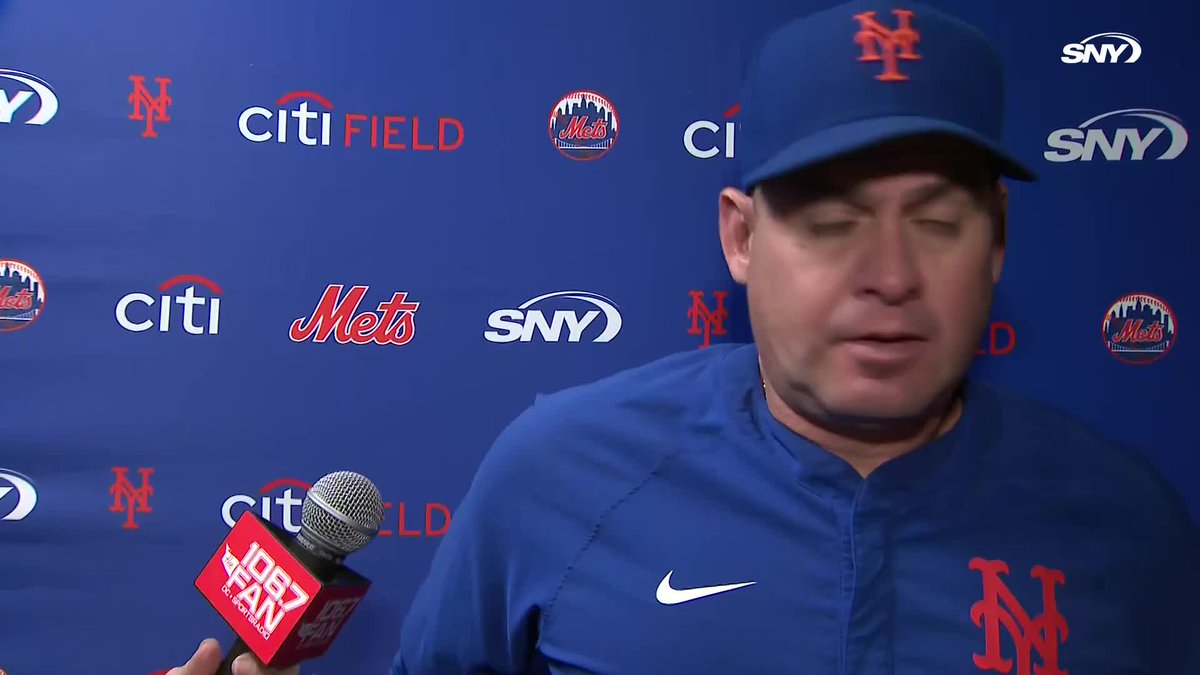 Carlos Mendoza was asked what was holding the team back from performing to their full potential: "A lot of different parts, but it starts with our starters, starting pitching. They set the tone. When they go, the whole team pretty much goes."