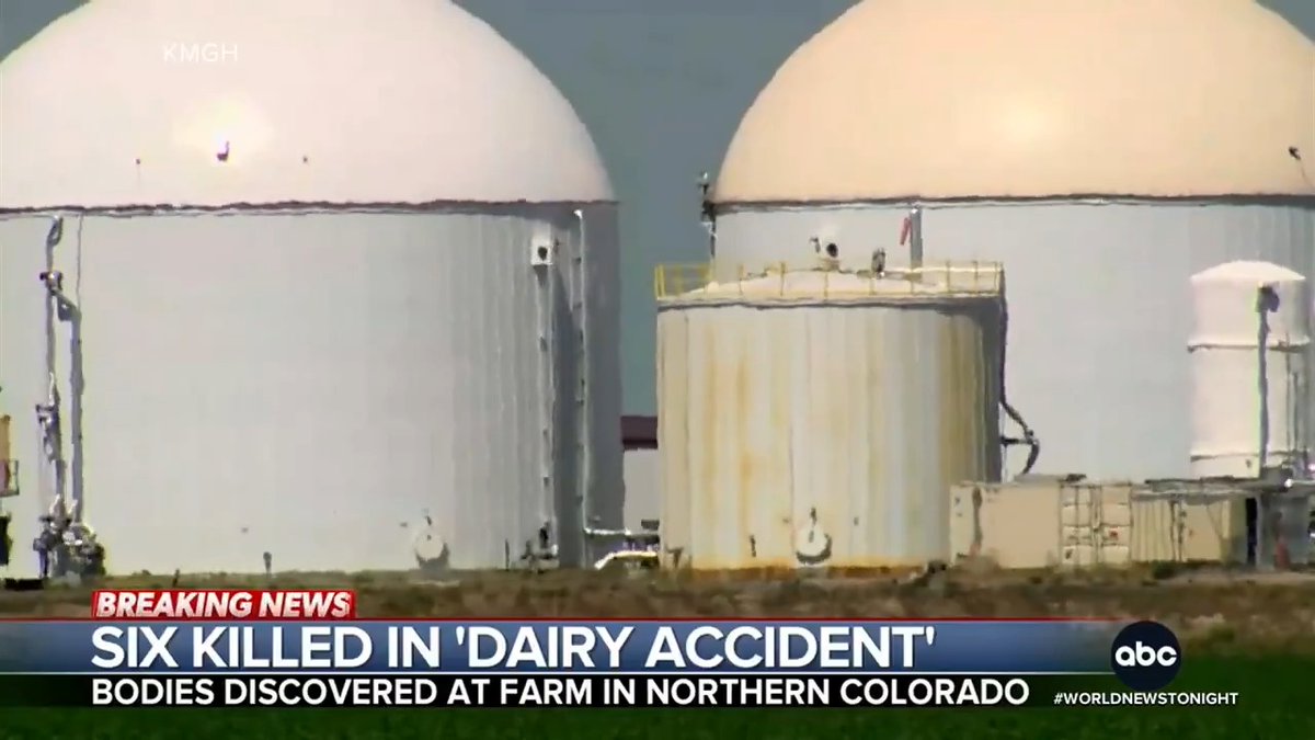 After responding to an emergency call at a dairy farm in Colorado, investigators found the bodies of six workers in a confined space. Trevor Ault has the latest on what authorities are calling a "dairy accident."