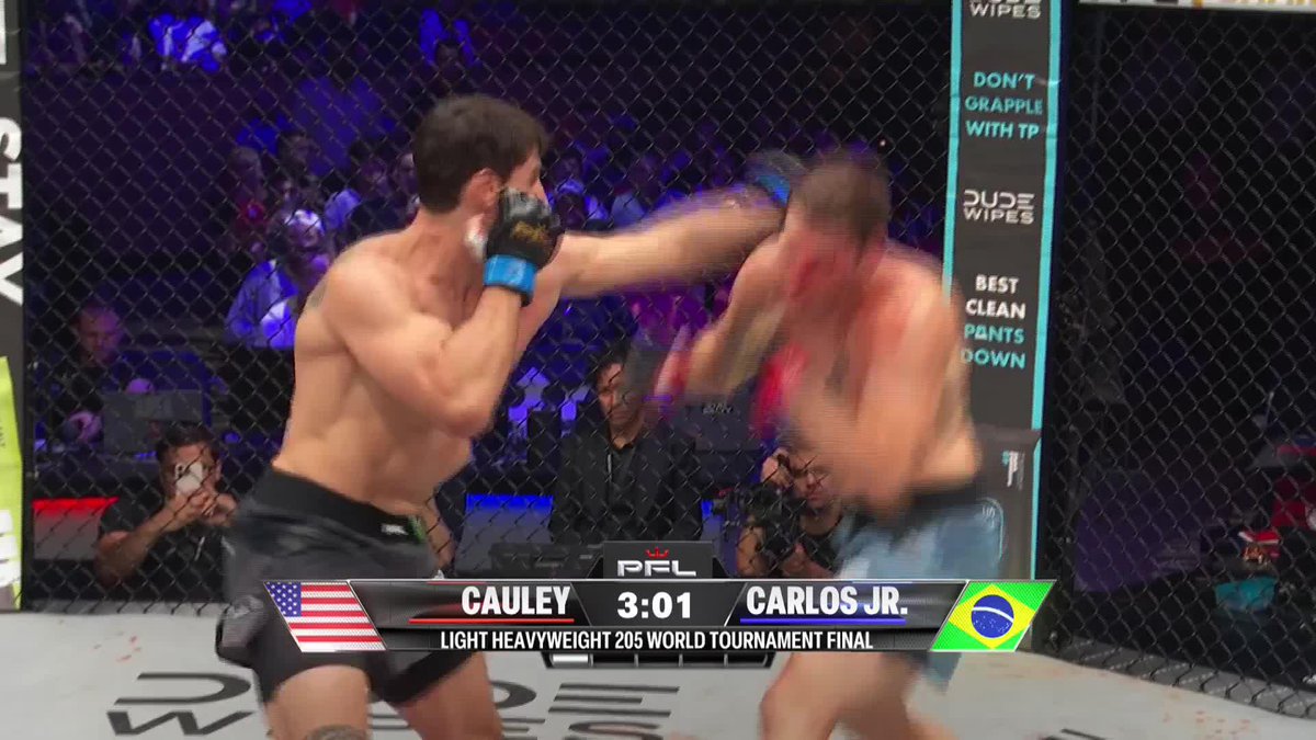 WHAT AN EXCHANGE BETWEEN SULLIVAN CAULEY &amp; ANTONIO CARLOS JR. [ #PFLWorldTournament | NOW ESPN+ | Main Card 9pm ESPN]
