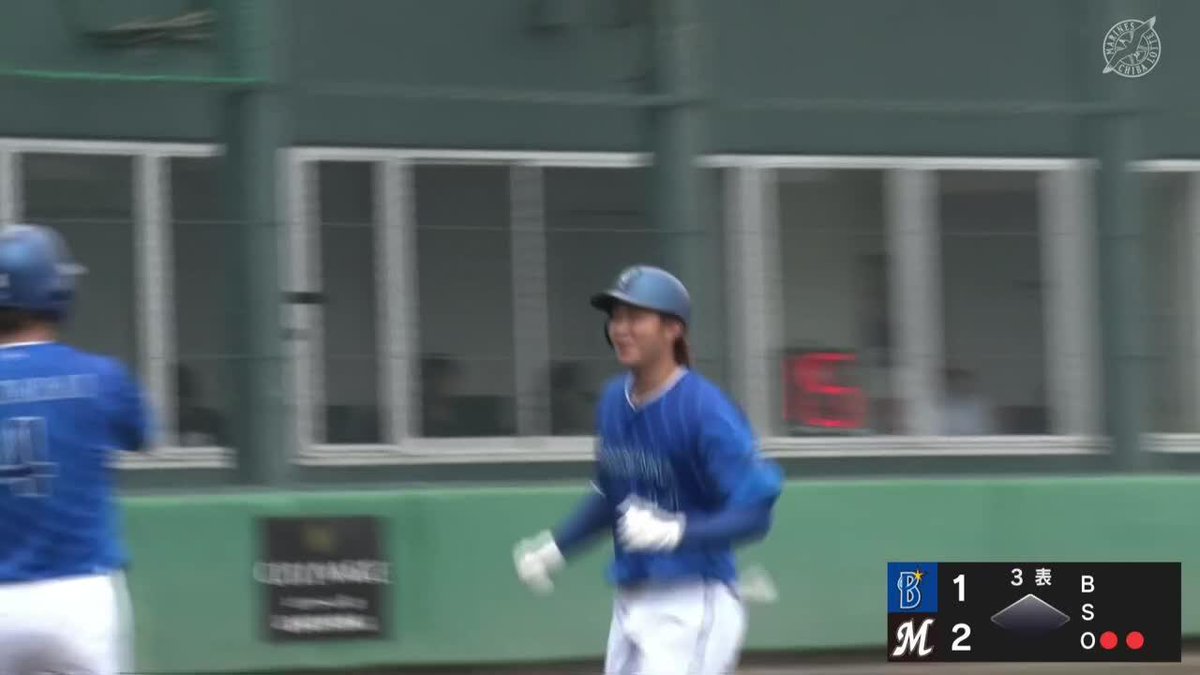 ぶち抜いた💥 初球の変化球を完璧に捉えた 石上泰輝がファーム第1号ホームラン ⚾プロ野球 ファーム (2025/8/22) 🆚ロッテ×DeNA 📱live on DAZN #オレをみろ #イージースポーツ #baystars #だったらDAZN