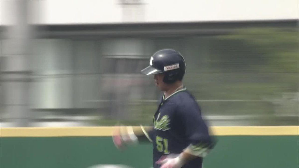 火の出るような打球 打った瞬間の確信アーチ 濱田太貴が先制ホームランを放つ ⚾プロ野球 ファーム (2025/8/22) 🆚西武×ヤクルト 📱live on DAZN #オレをみろ #イージースポーツ #swallows #だったらDAZN