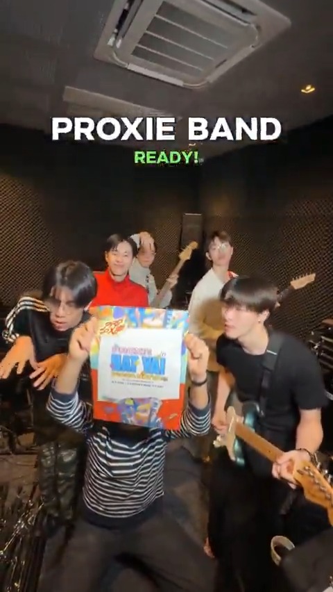PROXIE BAND is ready (🥁) See you in HAT YAI! PROXIE (เจอ) XIE อิน HAT YAI วันที่ 23 สิงหาคม 2568 | 17.00 น. @ DIANA HATYAI *กิจกรรมเป็นการแสดงรูปแบบ Busking ในพื้นที่เปิด แฟน ๆ สามารถรับชมได้รอบ ๆ บริเวณงาน #PROXIEเจอXIE #.PROXIEเจอXIEอินหาดใหญ่ #PROXIEth #bROTHERSMUSIC