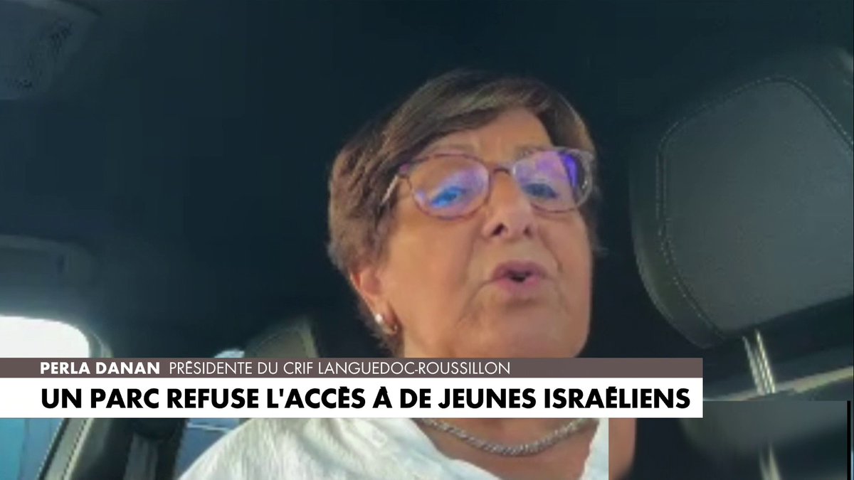 «On va bientôt retrouver des pancartes "interdit aux chiens et aux Juifs"» déplore la présidente du CRIF Languedoc-Roussillon, Perla Danan, en réaction à l'incident antisémite survenu dans un centre de loisir des Pyrénées-Orientales #LaMatinaleETE
