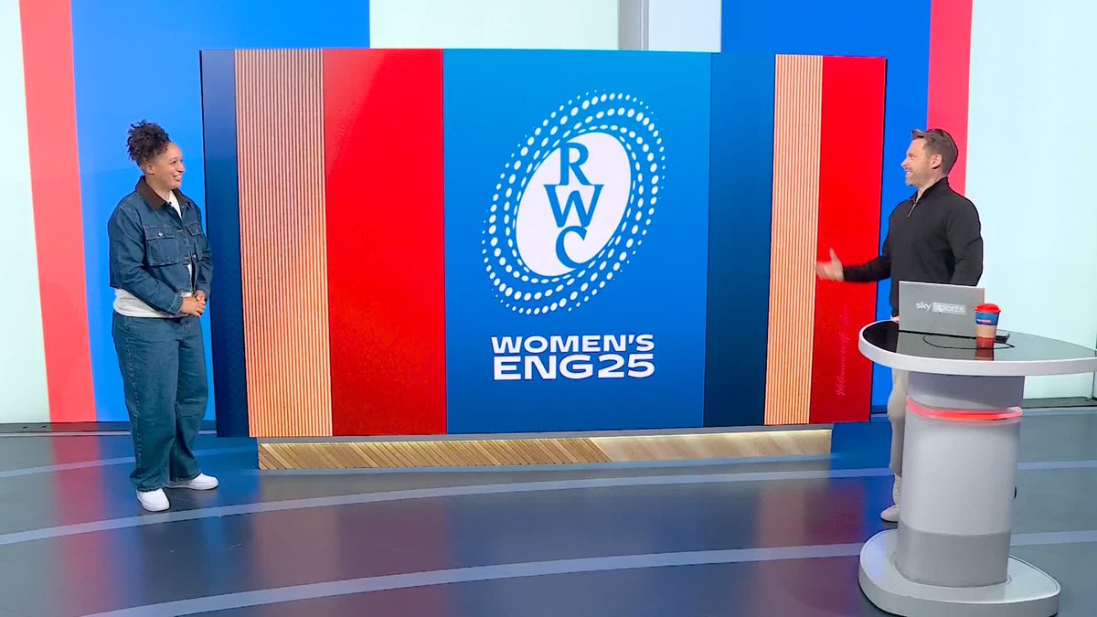 🗣️ "This is the best Red Roses team to ever exist!" Shaunagh Brown discusses the Women's Rugby World Cup which starts tonight at the Stadium of Light with England facing USA 🏉