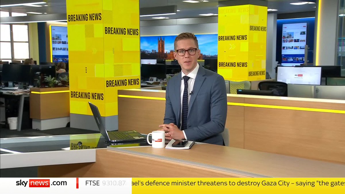BREAKING: The UN-backed IPC has officially declared a famine in Gaza 📺 Sky 501, Virgin 602, Freeview 233 and YouTube