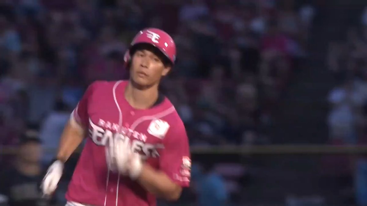 取られたら取り返す！ 先頭打者アーチ！🌈 東北楽天 中島大輔 選手の今シーズン第5号ソロホームランで同点に追いつく！💪 👇ライブ配信はこちら
