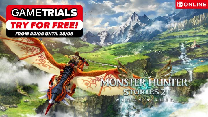Mount up for adventure with the Monster Hunter Stories 2: Wings of Ruin Game Trial – now on! Monster Hunter #NintendoSwitchOnline members can download and play the full game for free: