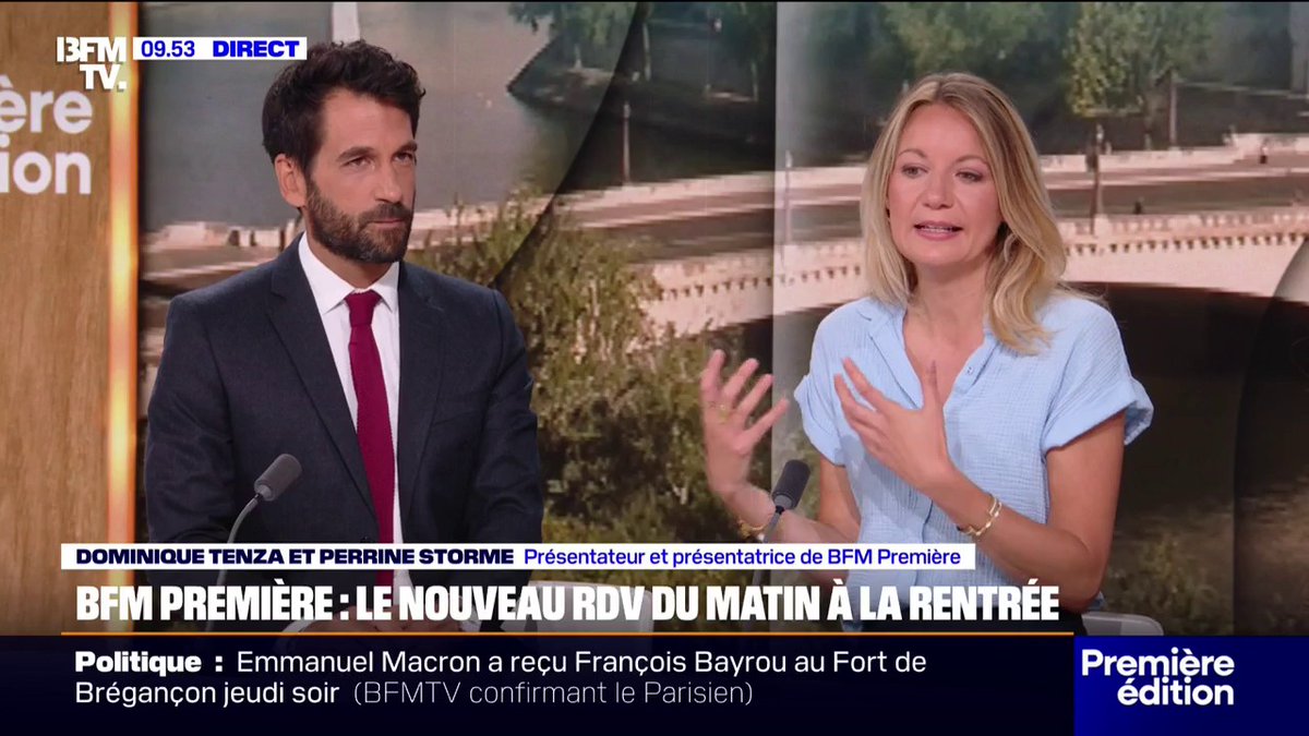 🌅 Retrouvez BFM Première, votre nouveau rendez-vous du matin dès le 25 août à 6h ➡️ Avec Perrine Storme et Dominique Tenza