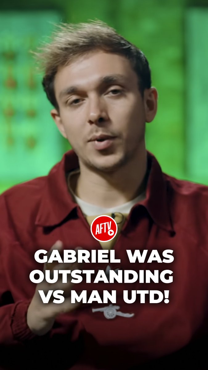 Big Gabi was immense vs Man United — 𝐎𝐧𝐞 𝐨𝐟 𝐨𝐮𝐫 𝐛𝐞𝐬𝐭 𝐢𝐧 𝐭𝐡𝐚𝐭 𝐦𝐚𝐭𝐜𝐡, 𝐫𝐢𝐠𝐡𝐭? 😤 #InFocus #Arsenal #Gabriel