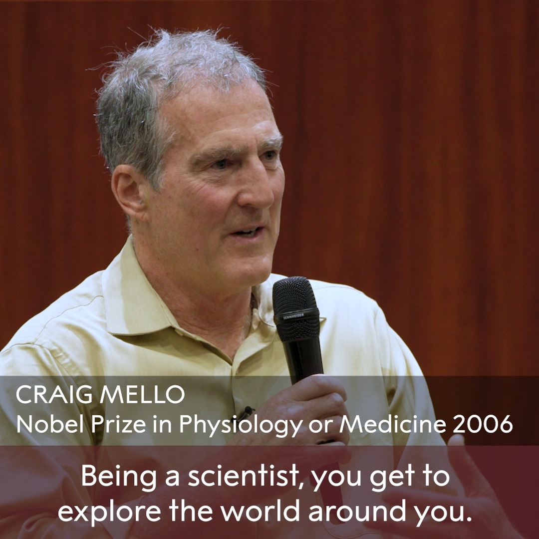 "The more you learn and know about the world, the more mysterious it gets." Craig Mello speaks about the mystery of our world. He was awarded the 2006 medicine prize for discoveries of RNA interference - gene silencing by double-stranded RNA.