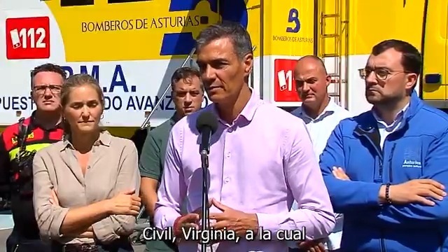 Quiero felicitar a Virginia Barcones 🌾 y a Protección Civil por su labor al pie del cañón todos estos días. Todos los efectivos al alcance del Estado han sido desplegados para combatir los incendios. Gracias a la solidaridad de las CC.AA. y de los países que están con nuestro país.