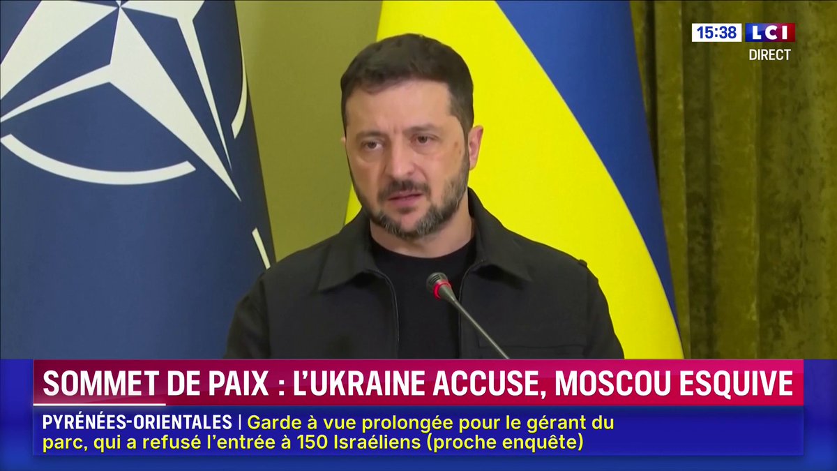 🔴 Guerre en Ukraine : la Russie affirme qu'il n'y a "pas de rencontre prévue" entre Poutine et Zelensky La réaction de Volodymyr Zelensky ⤵️