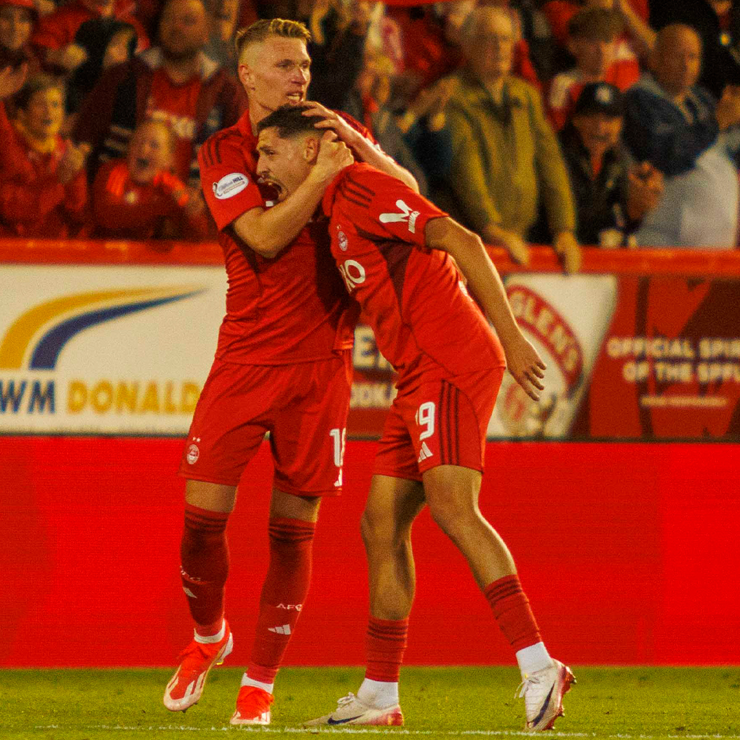 🔥 🇸🇮 💥 He loves a European goal at Pittodrie.