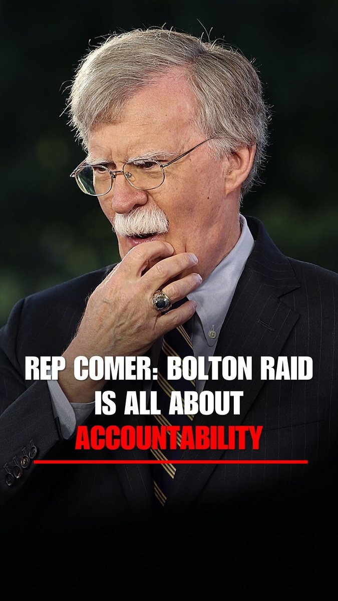 House Oversight Chairman Rep. James Comer says the Trump administration is “serious about holding the ‘deep state’ accountable” as the FBI raids the home and office of former Ambassador and National Security Advisor John Bolton.