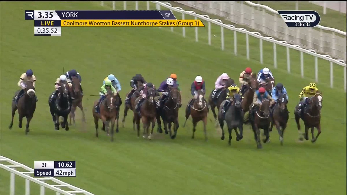 Victory for Australia in the Group 1 Coolmore Wootton Bassett Nunthorpe Stakes! 🇦🇺 Seven-year-old mare Asfoora, the senior runner in the field, lands our famous sprint for Oisín Murphy, Henry Dwyer Racing and Noor Elaine Farm Pty Ltd 🥇