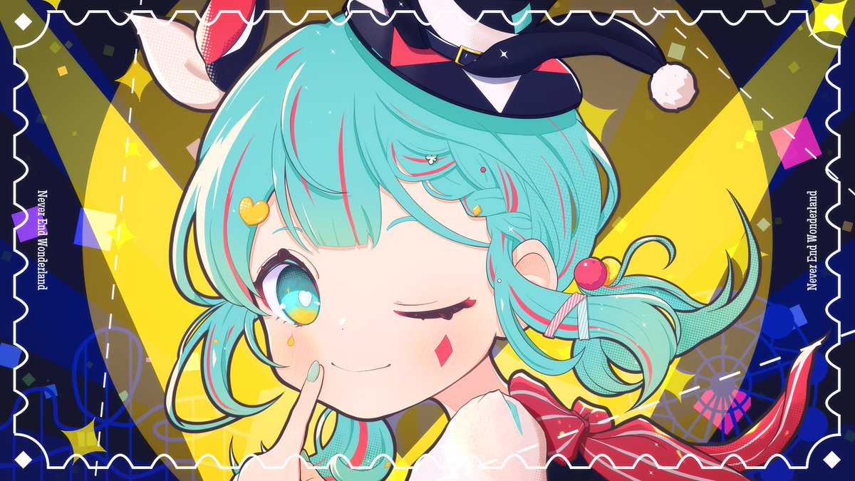【 #ボカコレ2025夏TOP100 参加曲 】 ネバーエンド・ワンダーランド / 初音ミク