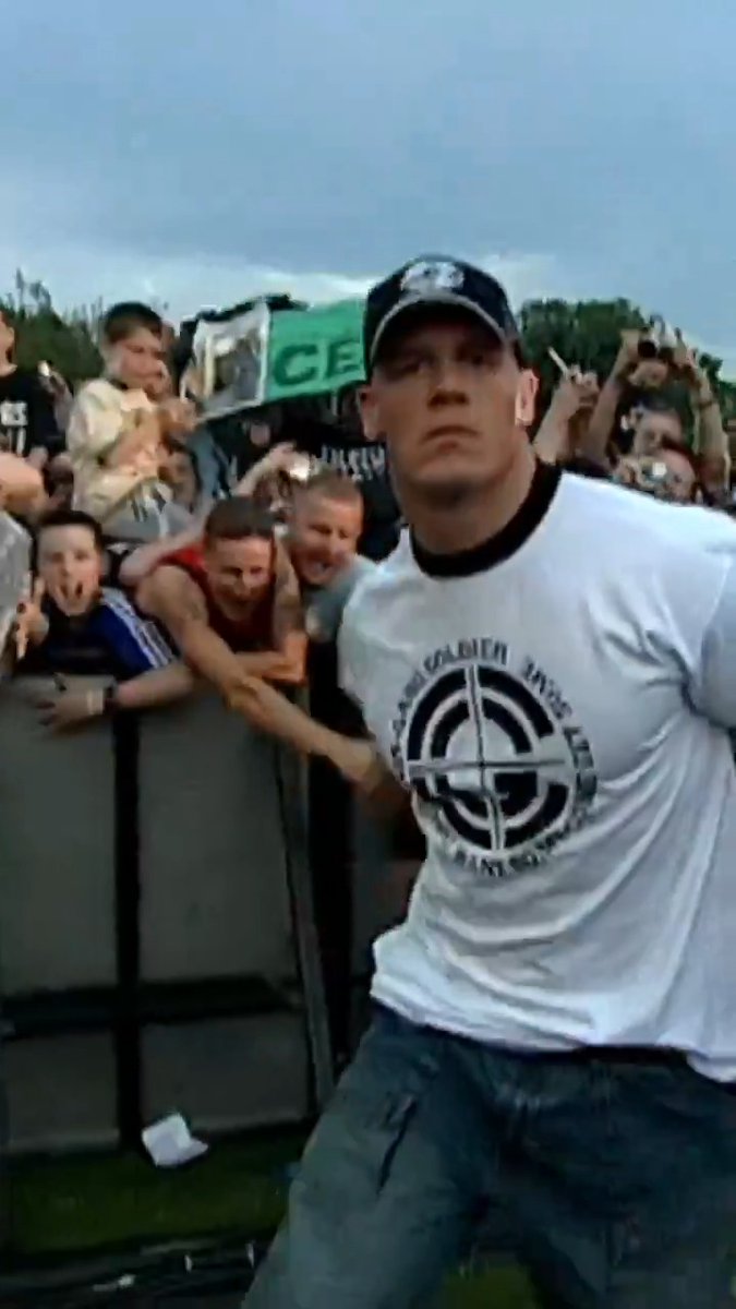 20 years ago, John Cena made an EPIC entrance in Dublin... wait for the pyro! Don't miss The GOAT's return to Dublin tonight on #SmackDown, streaming LIVE at 8 PM on Netflix! 🇮🇪