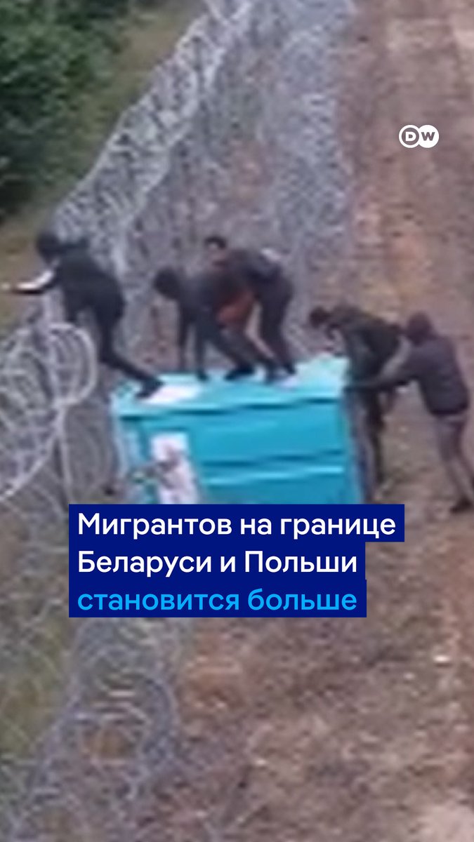 Нелегальные мигранты вновь усилили попытки попасть в Польшу из Беларуси. Эксперты говорят, что они хорошо оснащены - например, лестницами и домкратами. Хотя порой, чтобы перебраться через забор, в ход идут даже необычные средства