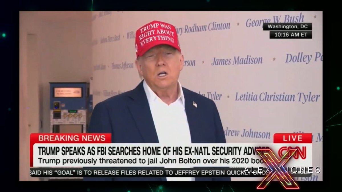 BREAKING VIDEO: Trump Calls Out John Bolton After He Finds Out The FBI Raided His House This Morning: "He Was One Of The People That Forced Bush To Do The Ridiculous Bombings In The Middle East... He Wants To Always Kill People, And He's Very Bad At What He Does... He's Not A Smart Guy... And He Could Be A Very Unpatriotic Guy. We're Going To Find Out!"