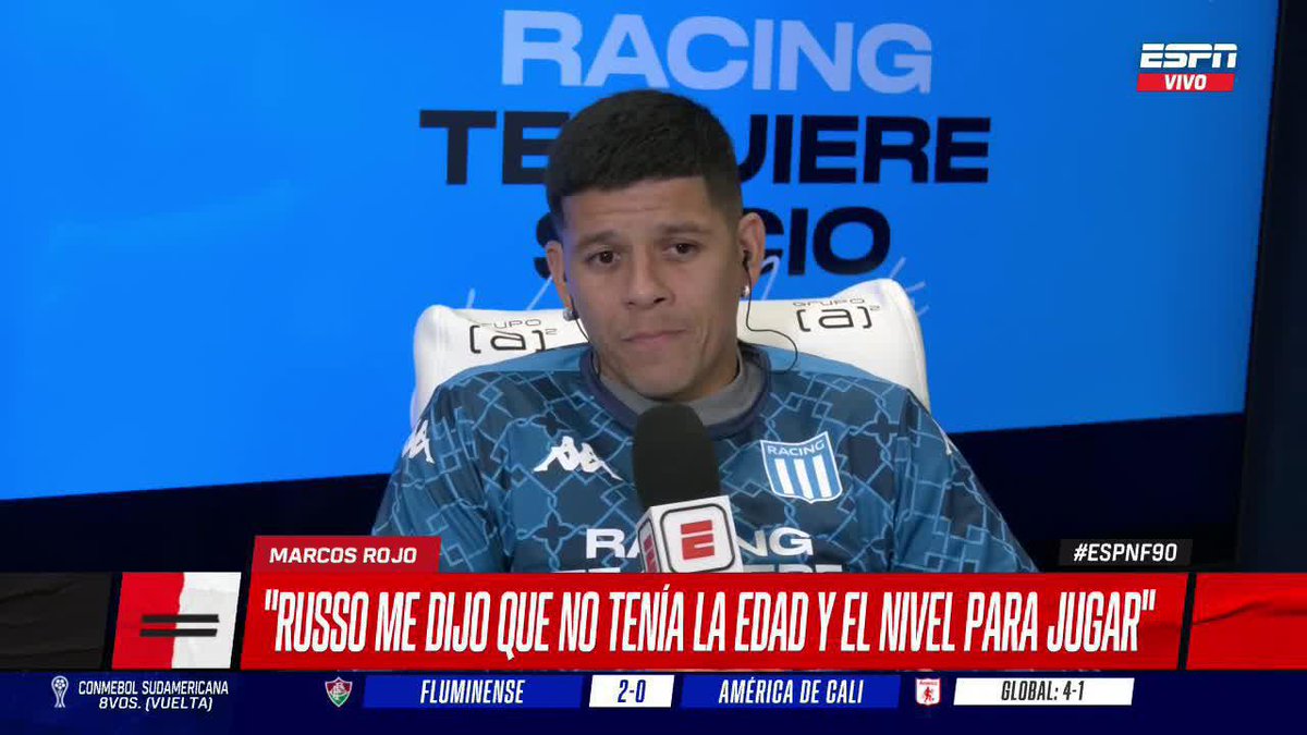 "RUSSO ME DIJO QUE NO TENÍA LA EDAD NI EL NIVEL PARA JUGAR EN BOCA" ✍️ Marcos Rojo 📺 #ESPNF90 | #DisneyPlus Plan Premium