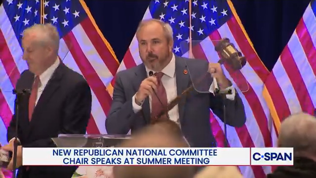 Joe Gruters is elected as chairman of the Republican National Committee. He ran unopposed.