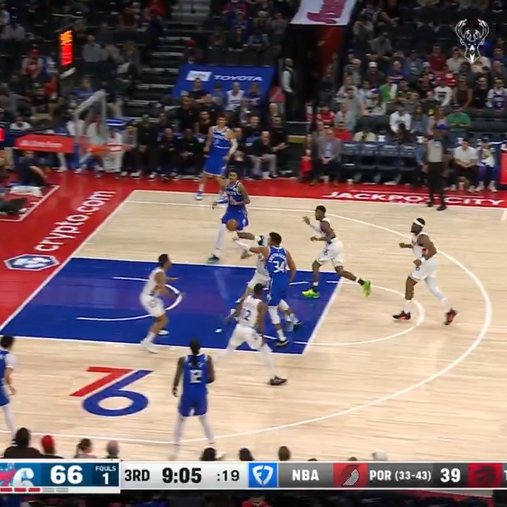 Thinking about that time Giannis became the first player in NBA history to have 35 PTS, 17 REB and 20 (!) AST in a game.