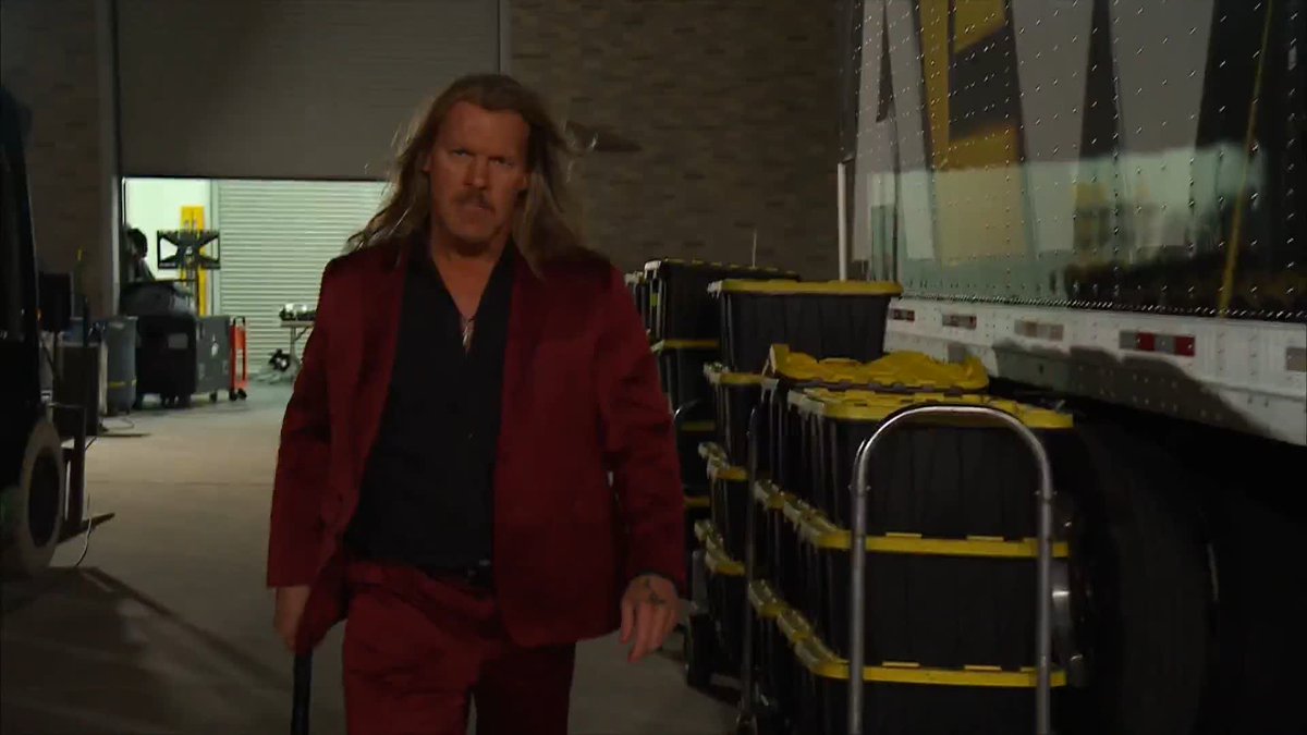 Possibly Chris Jericho’s final ever segment in AEW, if he's truly leaving.