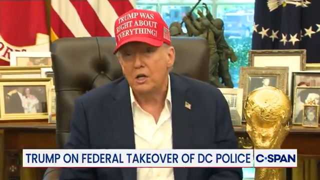 President Trump: "Chicago's a mess, you have an incompetent mayor, grossly incompetent. And, we'll straighten that one out probably next. That'll be our next one after [Washington, DC]."