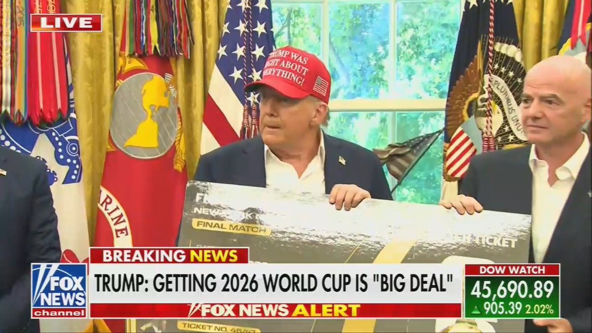 Q: Will you have a part to play in the FIFA draw? Trump: I may play. I'm a very good athlete. I may put on shorts, I look extremely good in shorts