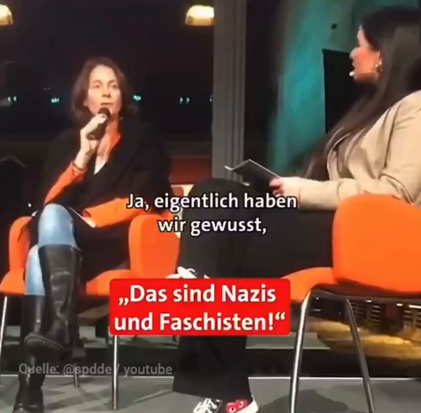 „Die AfD ist eine faschistische Partei“, zischt Barley, wie giftige Natter, die selbst Opposition verbieten will. Faschismus im Namen der Demokratie, schöner geht’s nicht 🐍 Hinter der Pose steckt Einfalt, Einheitsmeinung und die Angst vor echter Konkurrenz.