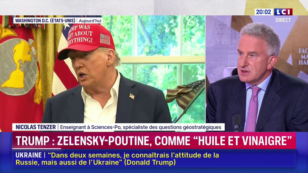 Guerre en Ukraine : « Les Européens savent très bien que, sur le fond, il ne pourra pas y avoir d'accord de paix avec la Russie », estime Nicolas Tenzer ▶️ ✦ Margot Haddad ✦