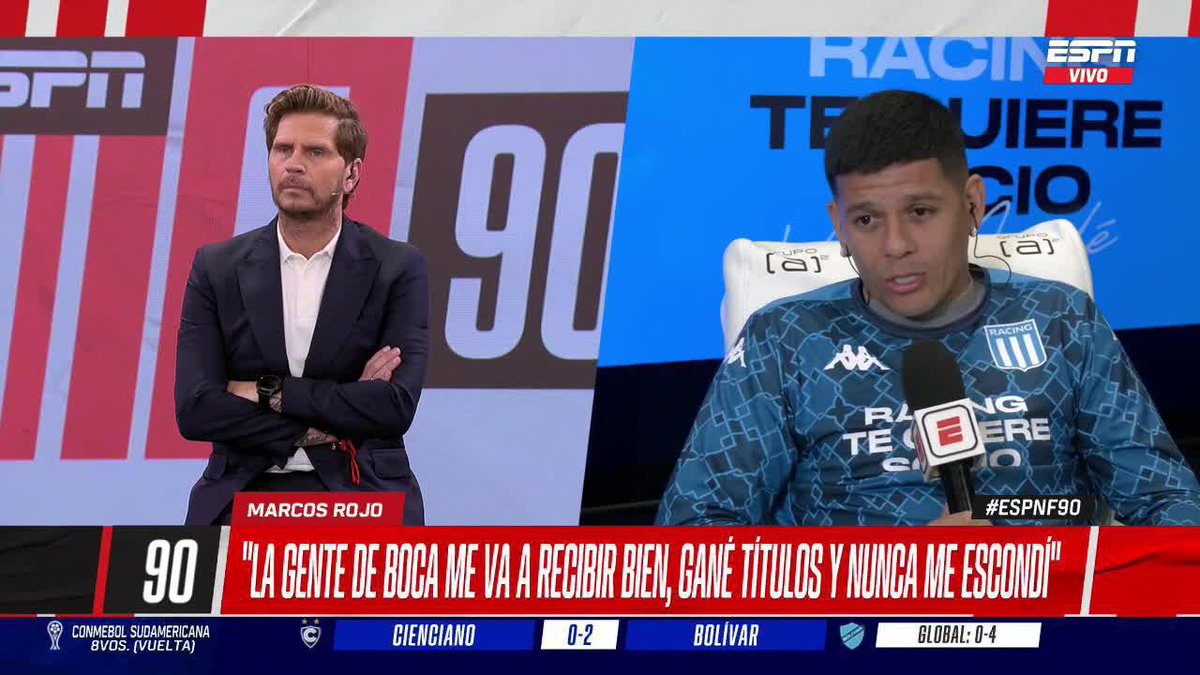 #ExBoca | Marcos Rojo s/una posible vuelta a #LaBombonera con otra camiseta: "La gente de #Boca me va a recibir BIEN. Siempre que estuve ahí puse la cara. Me ha tocado ganar títulos, ganar partidos importantes, y en la mala, nunca me escondí".
