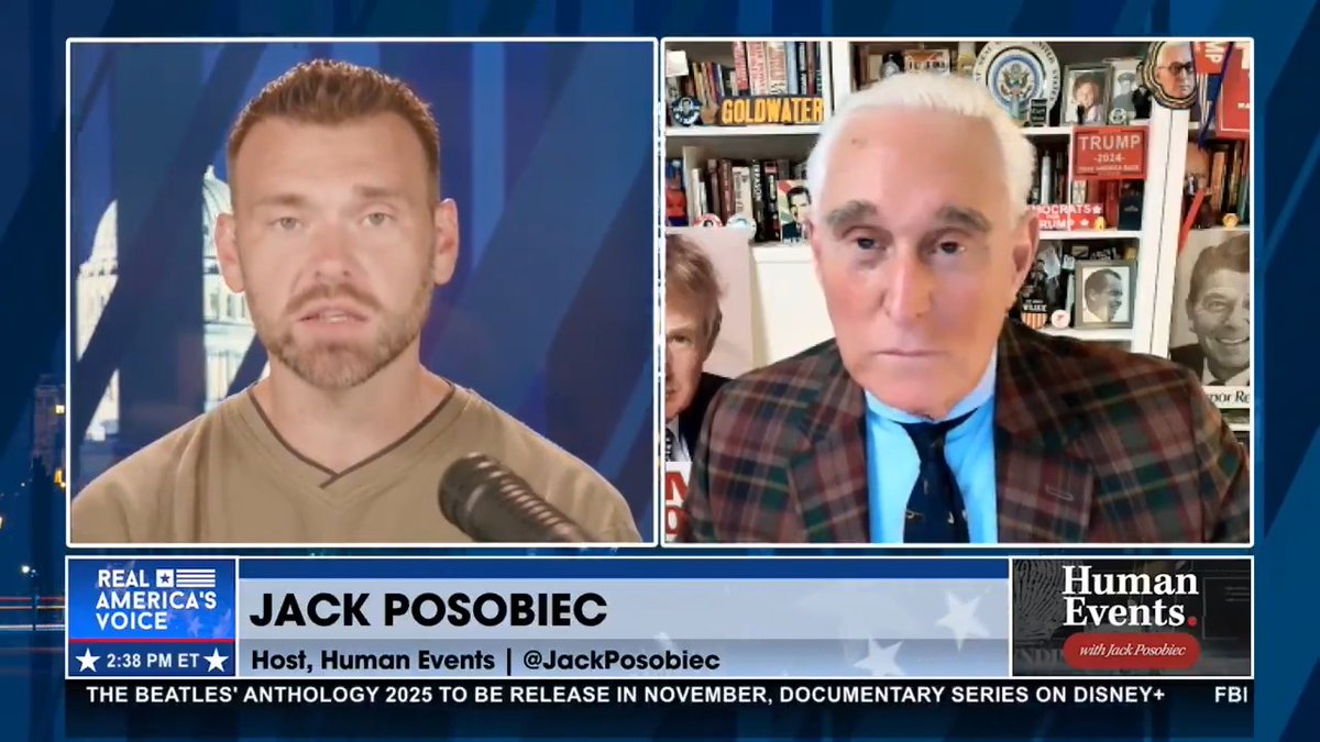 STONE: SEDITIOUS CONSPIRACY EXPOSED Roger Stone says the Russia hoax was a treasonous plot spanning 2016–2024, implicating Biden, Comey, Brennan, Mueller &amp; more. Grand juries could finally bring them down. Jack Poso 🇺🇸