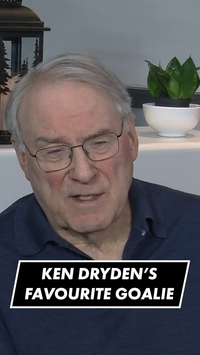 Ken Dryden and the originator of the butterfly style. #NHLAlumni | #HonourThePast