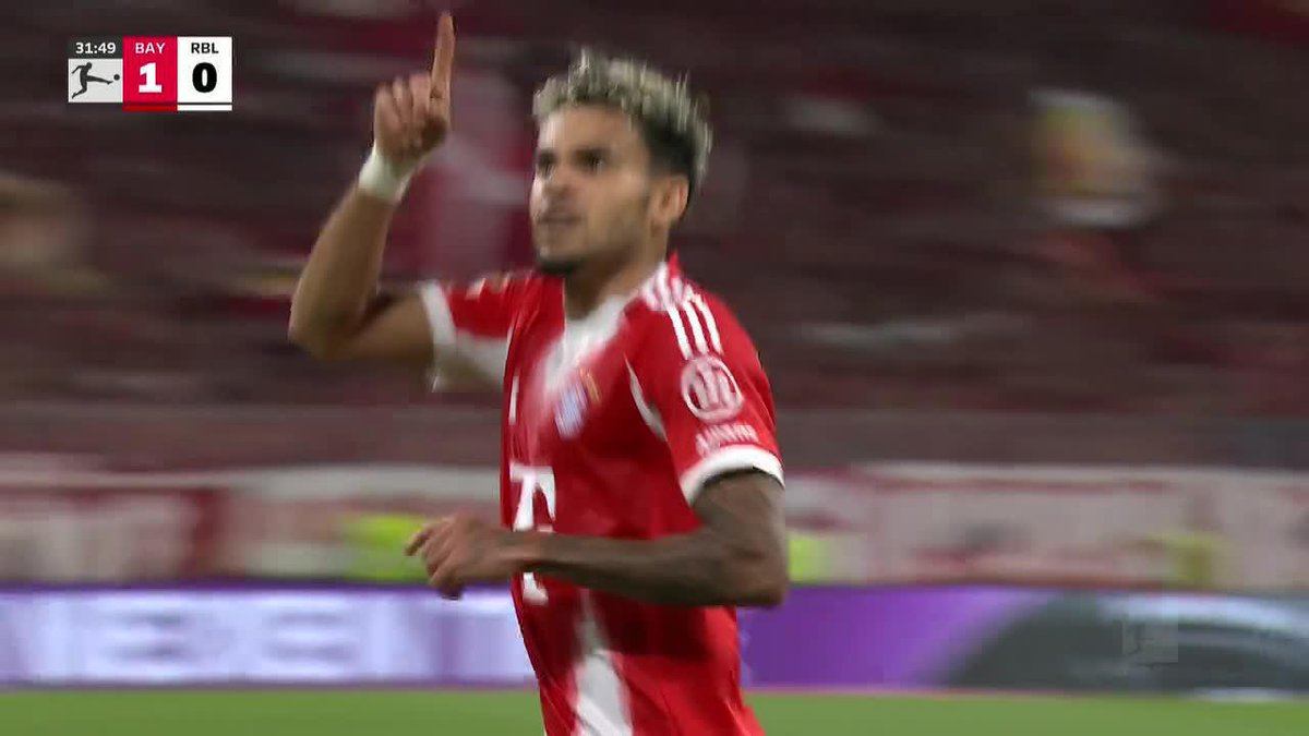 LUIS DIAZ WITH HIS FIRST BUNDESLIGA GOAL FOR BAYERN ⚡️ WHAT A FINISH😳