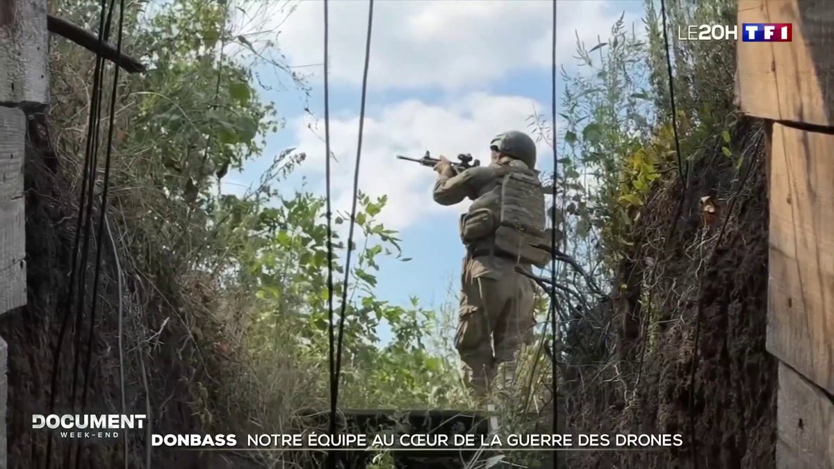 🔴 DOCUMENT TF1 - Reportage dans le Donbass : notre équipe au coeur de la guerre des drones ▶️ #LE20H