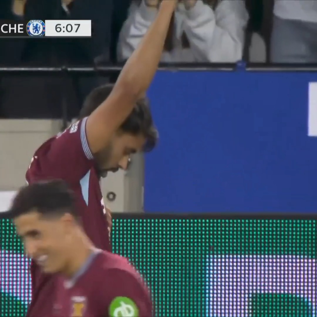 LUCAS PAQUETA SCORES A STUNNER AT LONDON STADIUM. SIMPLY SENSATIONAL. 🚀