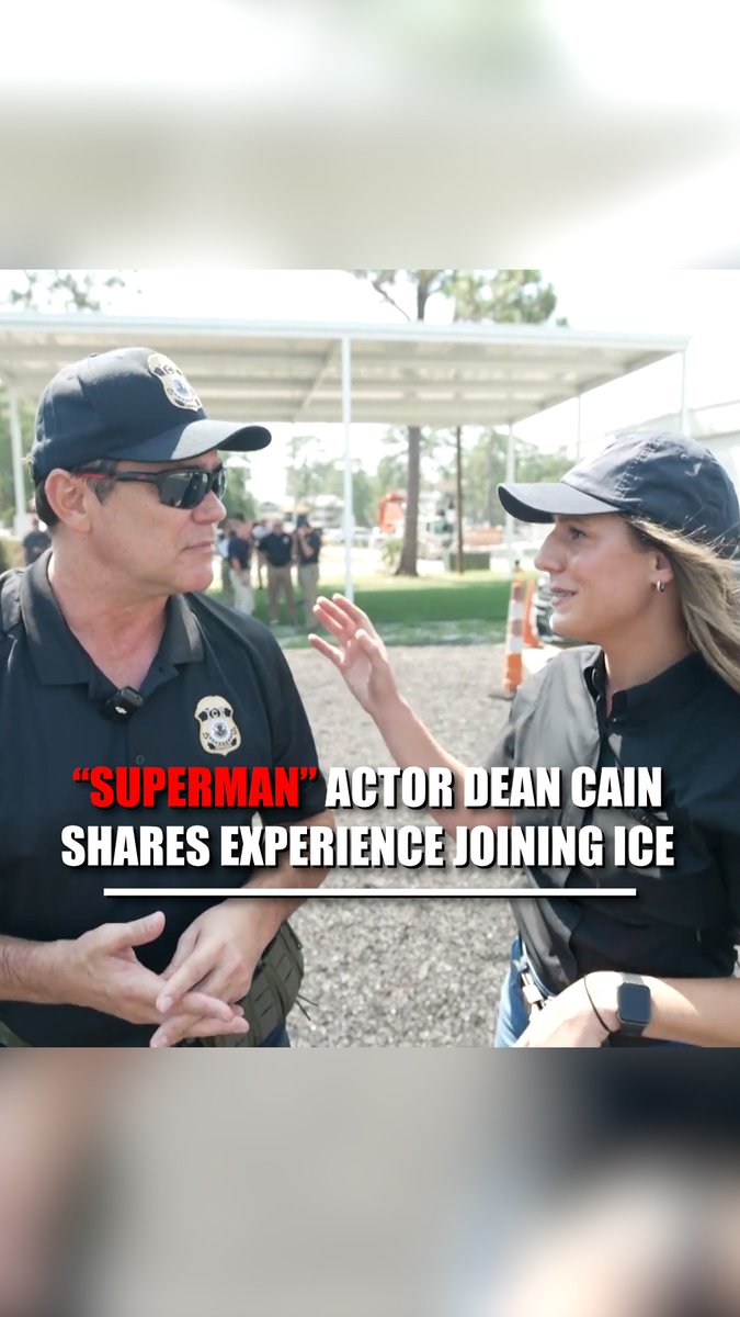 "If you want to make fun of me for that, go ahead.” "Superman" actor Dean Cain walks Alexis McAdams through his experience training to be an ICE agent.