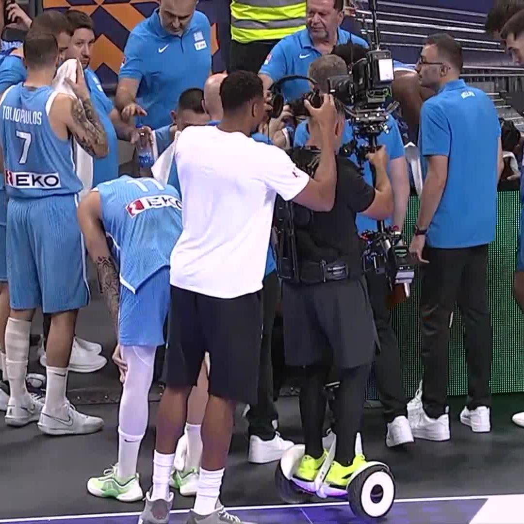 Giannis out here doing side quests... 😂 #EuroBasket | #MakeYourMark